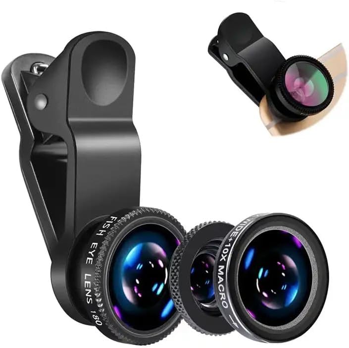 Fishing Camera - 3-in-1 Fisheye-Weitwinkel-Mikrokameraobjektiv für iPhone Xiaomi Redmi